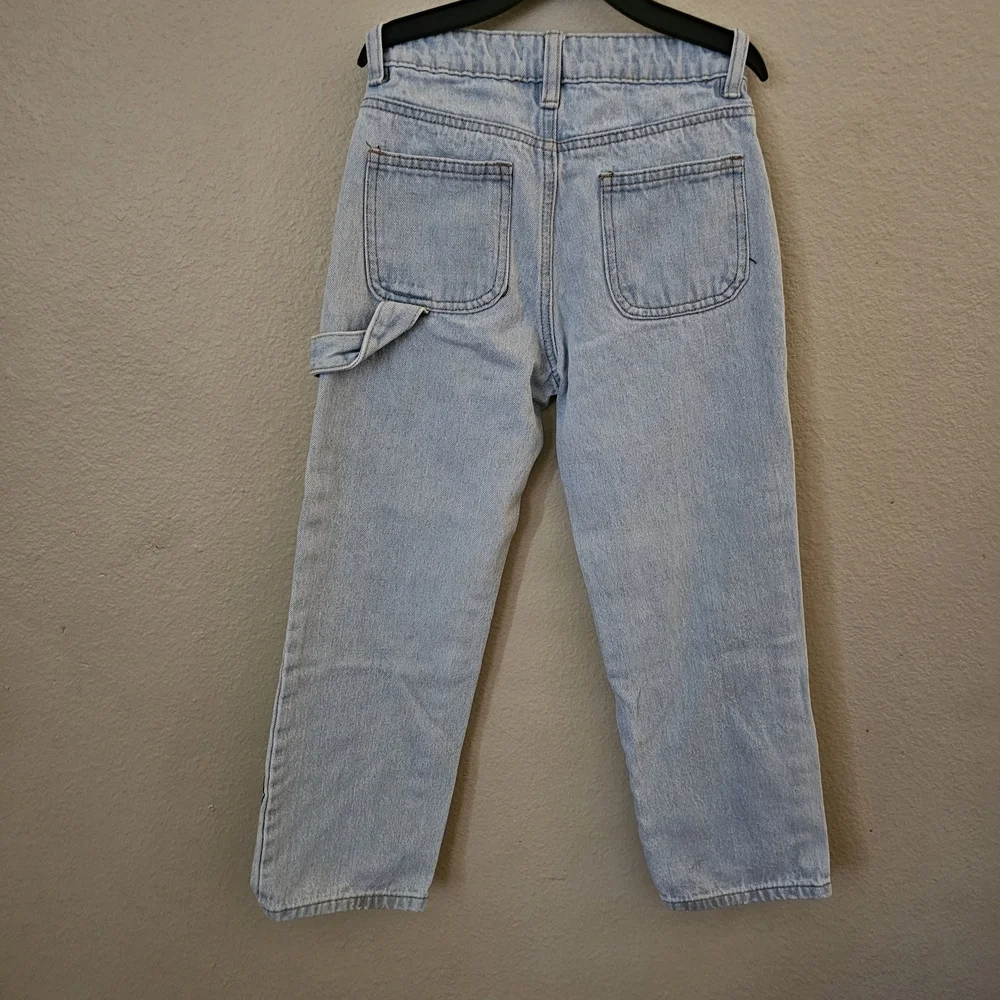 Fashion Nova Blue Cartoon Bear Jeans - Picture 3 of 8